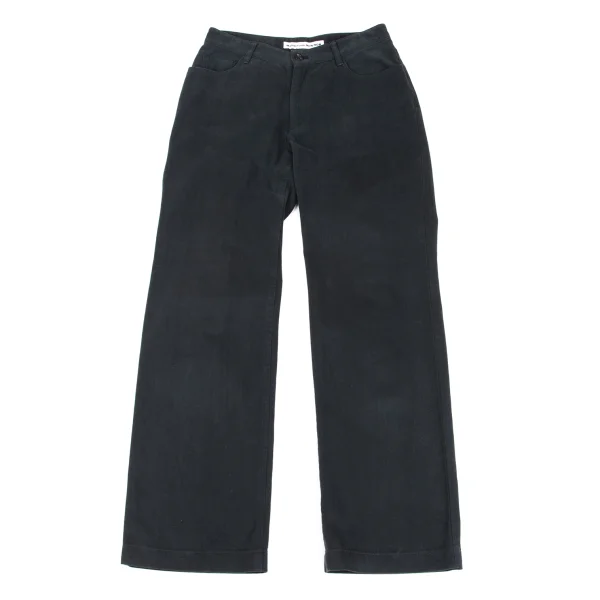 Mademoiselle NON NON Cotton Moleskine Pants Black 38M K-162399_001