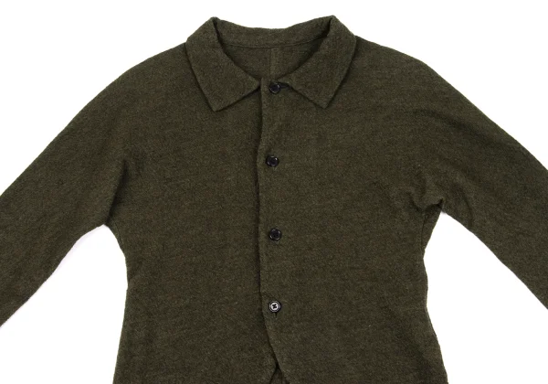 Y's Wool Round-hem Knit Jacket K-162402_003