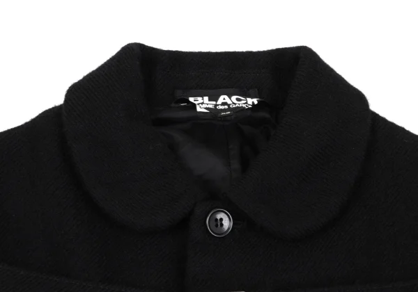 BLACK COMME des GARCONS Front Belted Wool Jacket K-162408_004