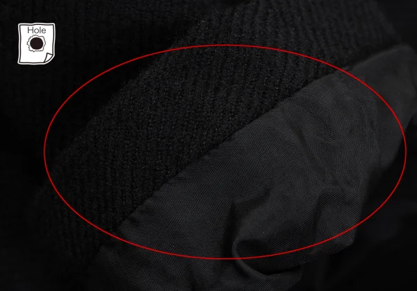 BLACK COMME des GARCONS Front Belted Wool Jacket K-162408_010