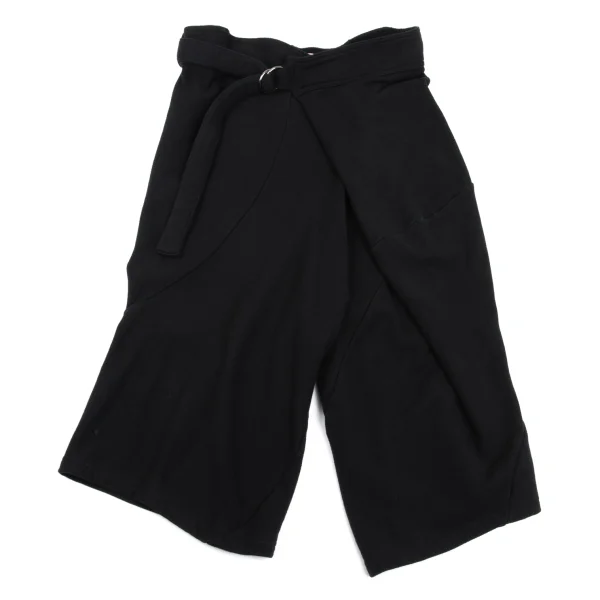 gomme Cotton Belted Sweat Pants Black S-M K-162409_001