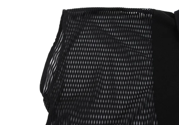 FRED PERRY×mintdesigns See-through Stripe Switching Sleeveless Polo Shirt K-162410_008