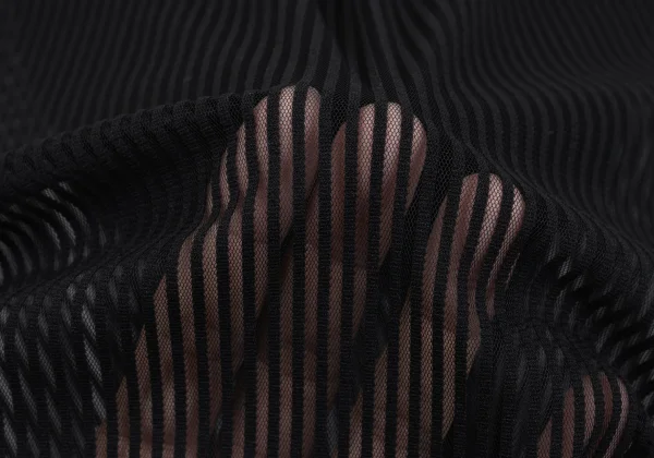 FRED PERRY×mintdesigns See-through Stripe Switching Sleeveless Polo Shirt K-162410_013