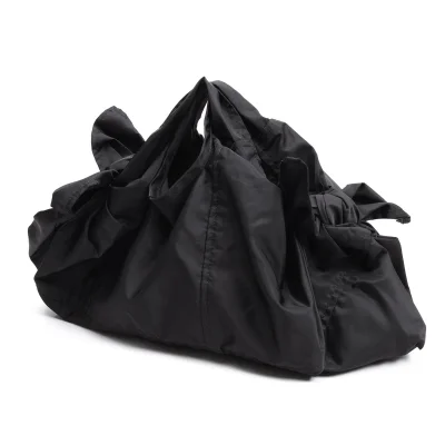 BLACK COMME des GARCONS Side Ribbon Nylon Hand-Bag