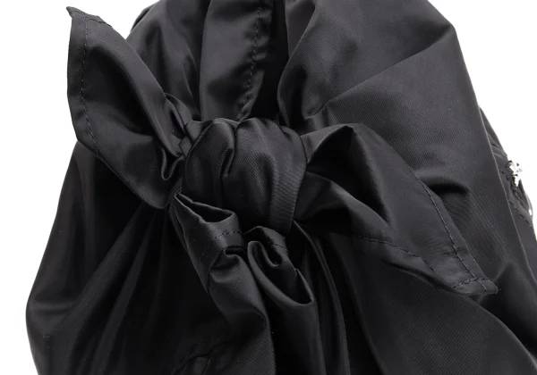 BLACK COMME des GARCONS Side Ribbon Nylon Hand-Bag K-162411_004