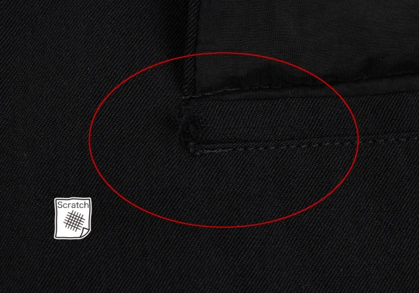 Yohji Yamamoto POUR HOMME Velour Switching Wool Gaba Jacket K-162414_011