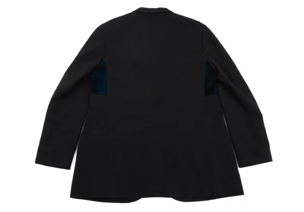 Yohji Yamamoto POUR HOMME Velour Switching Wool Gaba Jacket K-162414_013