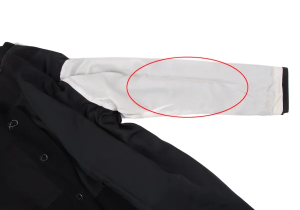 Yohji Yamamoto POUR HOMME Knit Switching Cotton Chinese Jacket K-162416_003