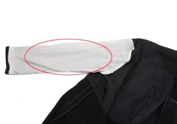 Yohji Yamamoto POUR HOMME Knit Switching Cotton Chinese Jacket K-162416_005