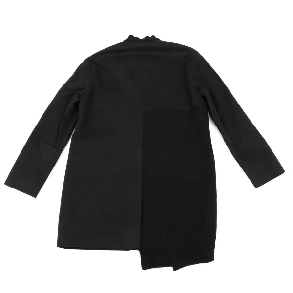 Yohji Yamamoto POUR HOMME Knit Switching Cotton Chinese Jacket K-162416_015