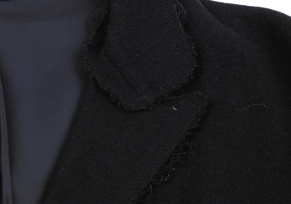 Yohji Yamamoto POUR HOMME Cut Off Wool Chester Coat K-162417_003