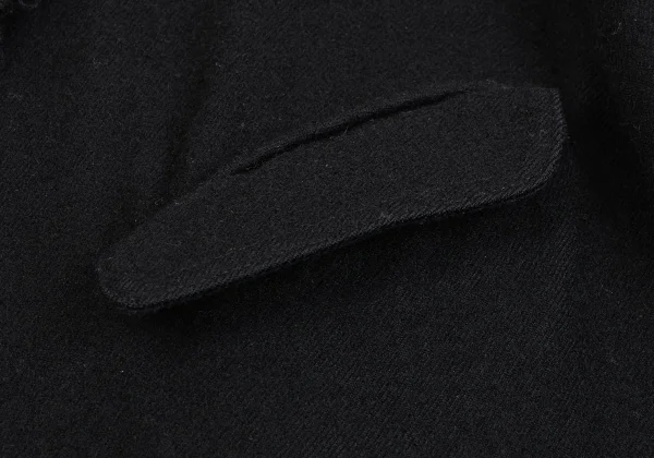 Yohji Yamamoto POUR HOMME Cut Off Wool Chester Coat K-162417_004