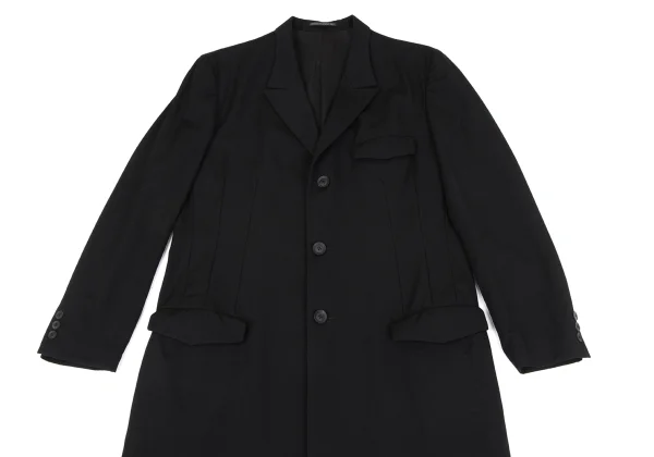 Yohji Yamamoto POUR HOMME Wool Gaba Doctor Jacket K-162418_002