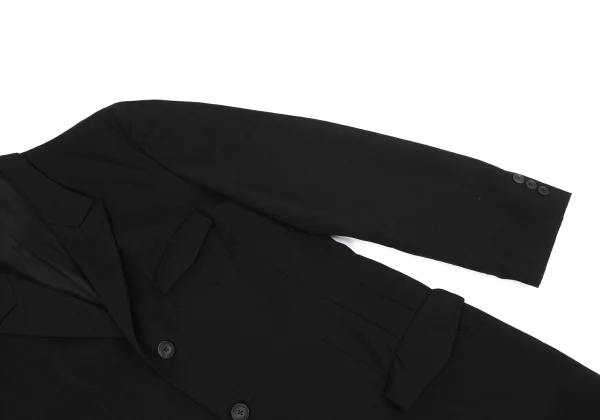 Yohji Yamamoto POUR HOMME Wool Gaba Doctor Jacket K-162418_007