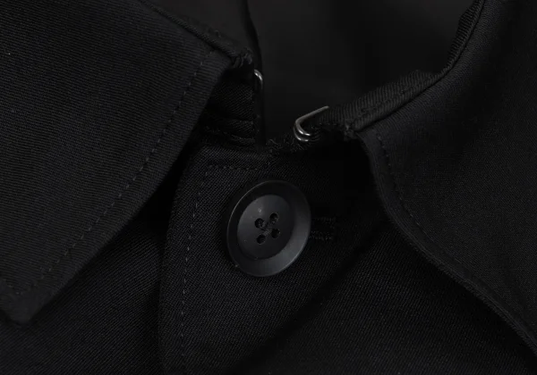 Yohji Yamamoto POUR HOMME Wool Gaba Asymmetry Long Jacket K-162419_005