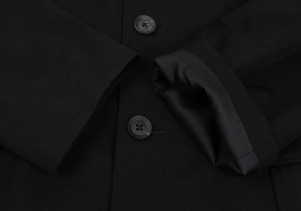 Yohji Yamamoto POUR HOMME Wool Gaba Asymmetry Long Jacket K-162419_007