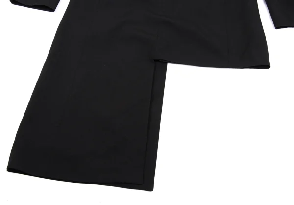 Yohji Yamamoto POUR HOMME Wool Gaba Asymmetry Long Jacket K-162419_012