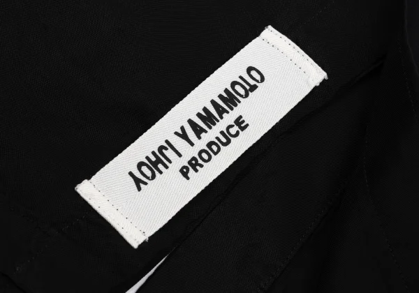 Yohji Yamamoto POUR HOMME  Cotton Switching Back Button Cupra Shirt K-162420_011