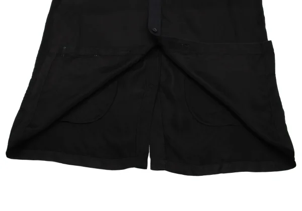 Yohji Yamamoto POUR HOMME  Cotton Switching Back Button Cupra Shirt K-162420_012