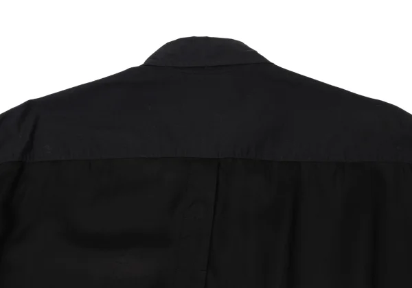 Yohji Yamamoto POUR HOMME  Cotton Switching Back Button Cupra Shirt K-162420_014