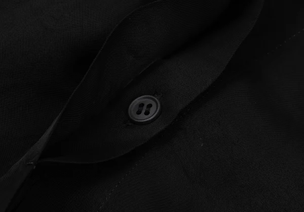 Yohji Yamamoto POUR HOMME  Cotton Switching Back Button Cupra Shirt K-162420_015