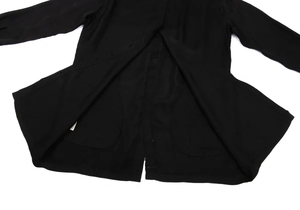 Yohji Yamamoto POUR HOMME  Cotton Switching Back Button Cupra Shirt K-162420_016
