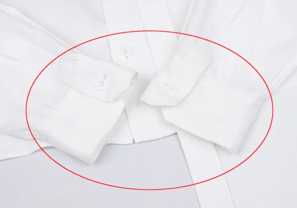 Yohji Yamamoto POUR HOMME Double Button Asymmetrical Rayon Shirt K-162421_009