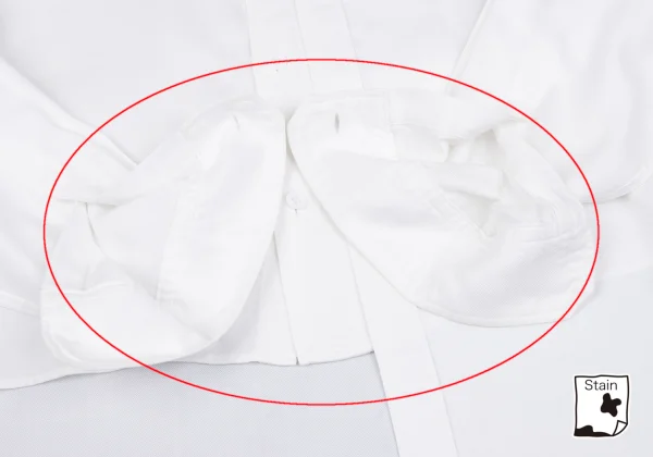 Yohji Yamamoto POUR HOMME Double Button Asymmetrical Rayon Shirt K-162421_010