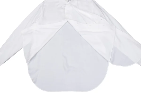 Yohji Yamamoto POUR HOMME Double Button Asymmetrical Rayon Shirt K-162421_014
