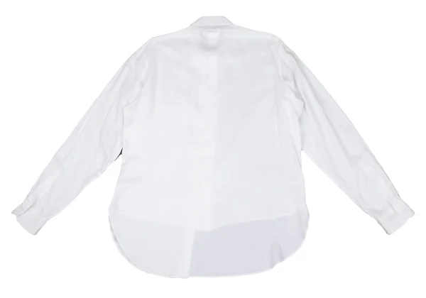 Yohji Yamamoto POUR HOMME Double Button Asymmetrical Rayon Shirt K-162421_015