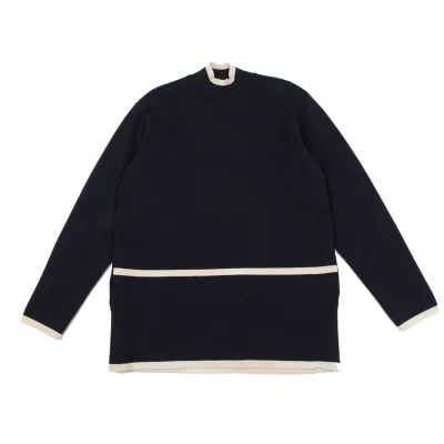 Yohji Yamamoto POUR HOMME Bicolor Line High-neck Knit