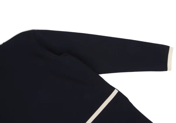 Yohji Yamamoto POUR HOMME Bicolor Line High-neck Knit K-162423_003