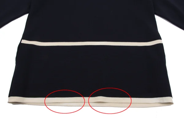 Yohji Yamamoto POUR HOMME Bicolor Line High-neck Knit K-162423_008