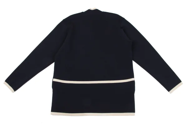 Yohji Yamamoto POUR HOMME Bicolor Line High-neck Knit K-162423_014