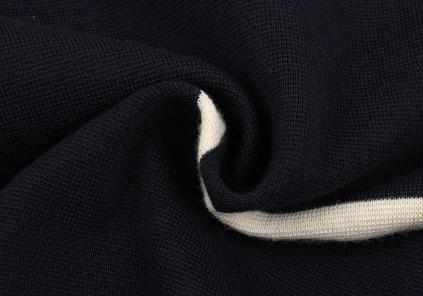 Yohji Yamamoto POUR HOMME Bicolor Line High-neck Knit K-162423_017