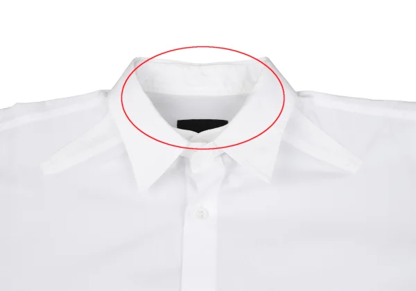 BLACK Scandal Yohji Yamamoto Detachable Collar Cotton Long Shirt K-162426_005