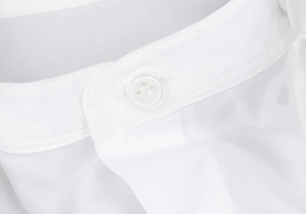 BLACK Scandal Yohji Yamamoto Detachable Collar Cotton Long Shirt K-162426_007