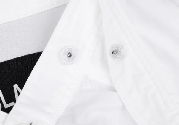 BLACK Scandal Yohji Yamamoto Detachable Collar Cotton Long Shirt K-162426_008