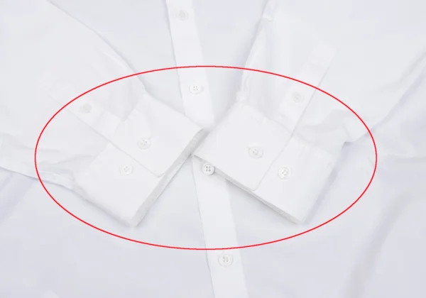 BLACK Scandal Yohji Yamamoto Detachable Collar Cotton Long Shirt K-162426_011