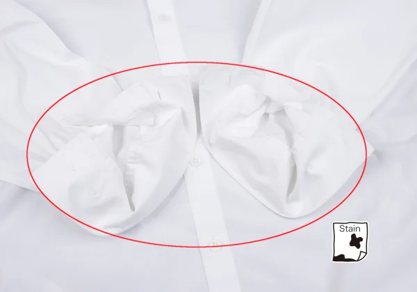 BLACK Scandal Yohji Yamamoto Detachable Collar Cotton Long Shirt K-162426_012