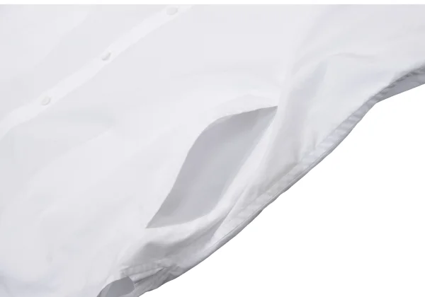 BLACK Scandal Yohji Yamamoto Detachable Collar Cotton Long Shirt K-162426_014