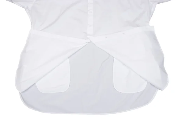 BLACK Scandal Yohji Yamamoto Detachable Collar Cotton Long Shirt K-162426_015