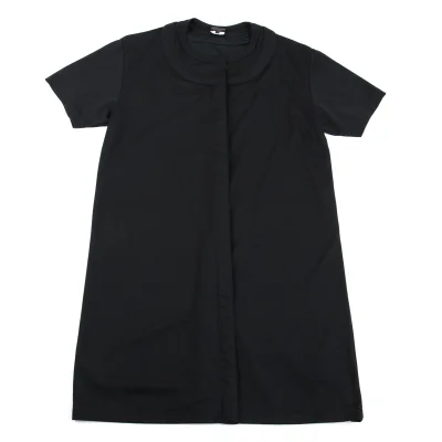 COMME des GARCONS HOMME PLUS Poly Buttonless Short Sleeve Long Cardigan