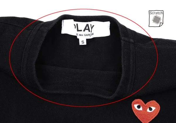 PLAY COMME des GARCONS Heart Patch Top K-162431_004