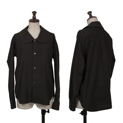 BLACK COMME des GARCONS Cotton Round Collar Shirt