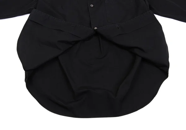 BLACK COMME des GARCONS Cotton Round Collar Shirt K-162432_013
