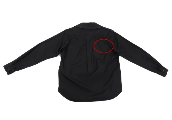 BLACK COMME des GARCONS Cotton Round Collar Shirt K-162432_014