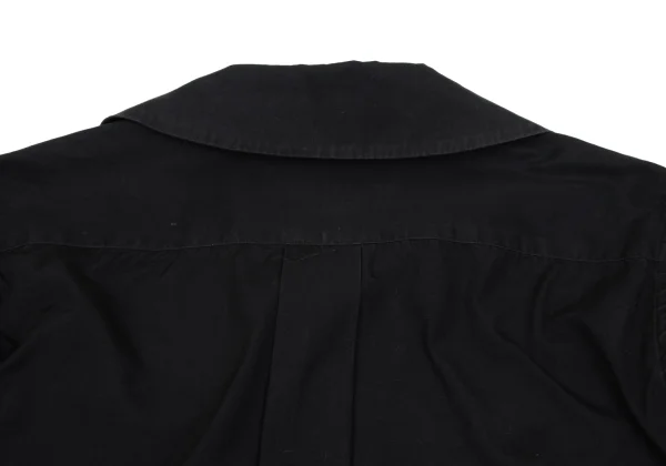 BLACK COMME des GARCONS Cotton Round Collar Shirt K-162432_016