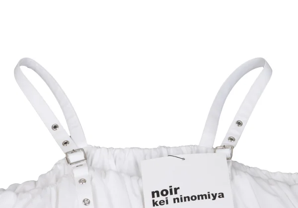 noir kei ninomiya Eyelet Strap Waist Gathered Top K-162435_004