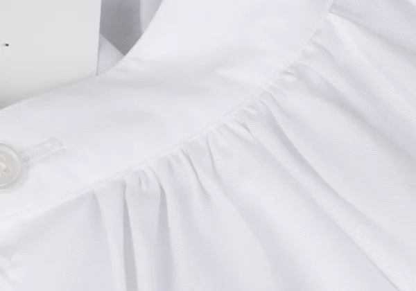 noir kei ninomiya Cotton Broadcloth Frill Sleeve Shirt Dress K-162436_005